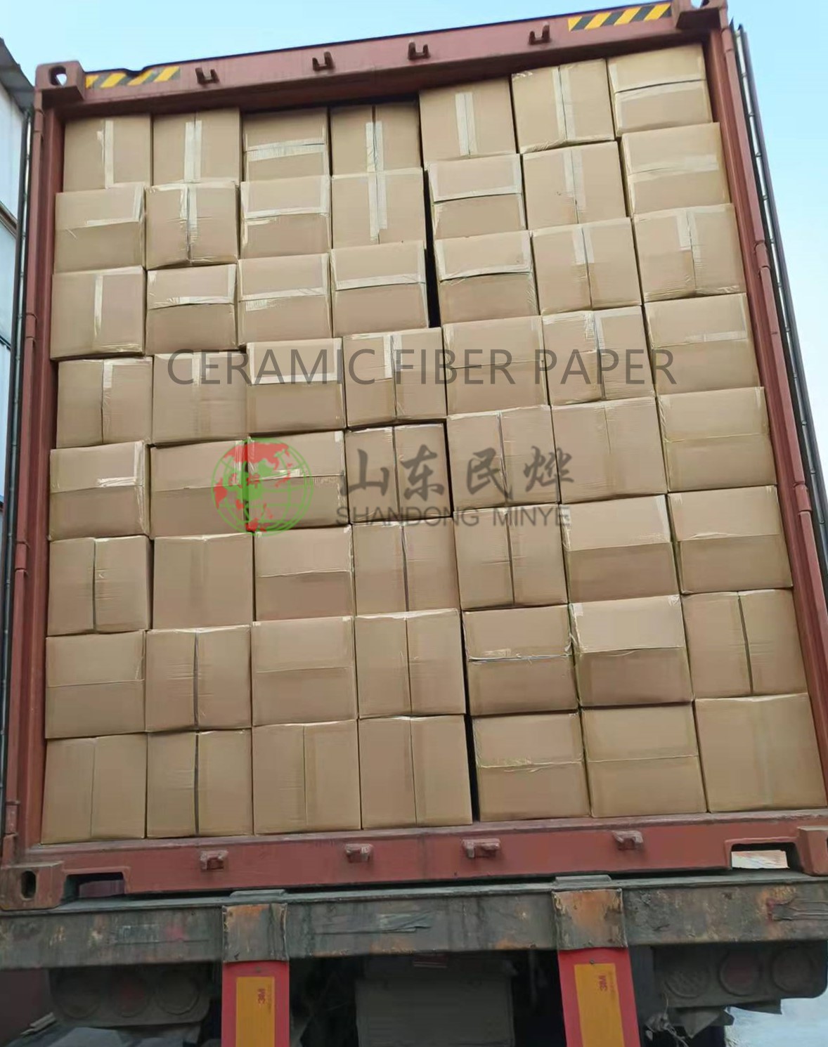 Turkey order 1X40HQ Ceramic Fiber Paper loaded already.